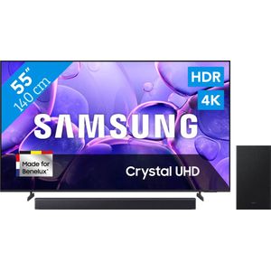 Samsung 55" Crystal UHD U8070F 4K (2025) + Samsung HW-B450F (2025)