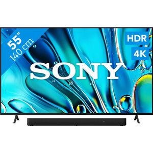 Sony Bravia 3 55" 4K Led (2025) + Sony HT-S2000 Zwart