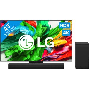 LG 43" QNED86 EVO 4K (2025) + LG DS40T
