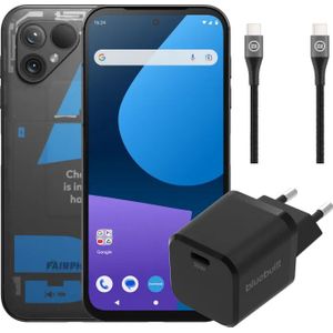 Fairphone 5 256GB Transparant 5G + Oplaadpakket