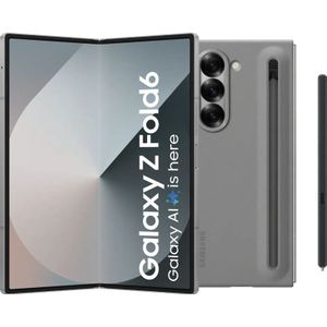Samsung Galaxy Z Fold 6 256GB Zilver 5G + Samsung Back Cover met S Pen Grijs