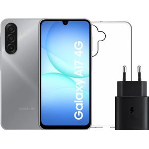 Samsung Galaxy A17 128GB Blauw 4G + Accessoirepakket