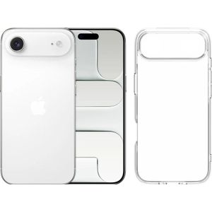 Apple iPhone Air 256GB Wit + BlueBuilt Protective Back Cover Transparant