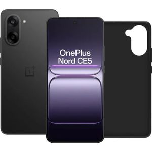 OnePlus Nord CE 5 256GB Zwart 5G + BlueBuilt Back Cover Zwart