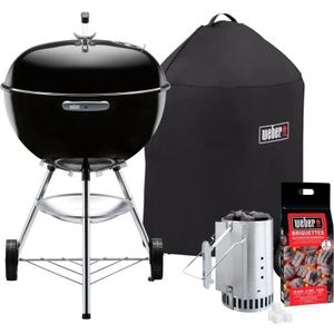 Weber Bar-B Kettle 57 cm Zwart Starterspakket