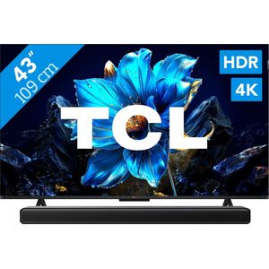 TCL 43" QLED P71K 4K (2025) + TCL S45H 2.0 Soundbar