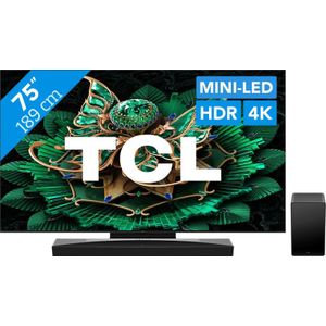 TCL 75" QD Mini-led C71K 4K (2025) + TCL Q75H