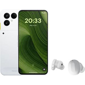 Fairphone 6 256GB Wit 5G + Fairphone Fairbuds True Wireless Earbuds Wit