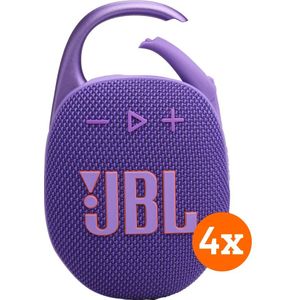 JBL Clip 5 Paars 4-pack