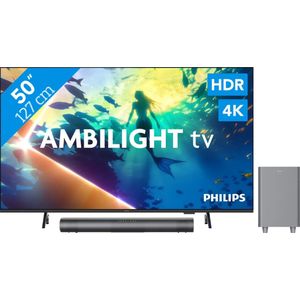 Philips Ambilight 50" PUS8000 4K (2025) + Philips TAB6100