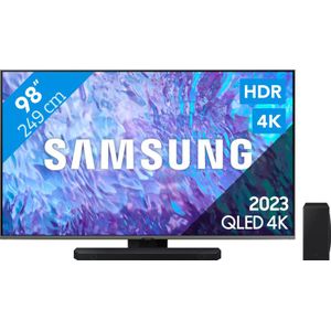 Samsung QLED 98Q80C (2023) + Soundbar
