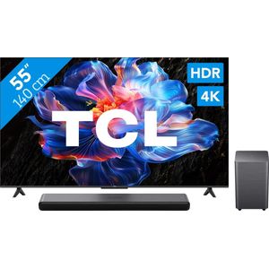 TCL 55" Led P61K 4K (2025) + TCL S55H 2.1 Soundbar