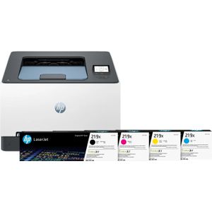 HP Color LaserJet 3202dw + 1 set extra XL toners