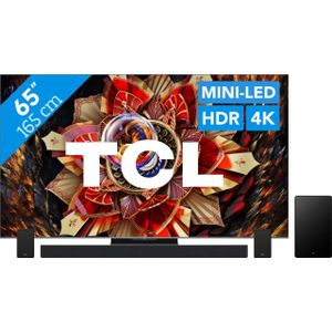 TCL - 65C9K - QD Mini-led TV - 65 inch - 4K (2025) + TCL Q85H PRO - Soundbar