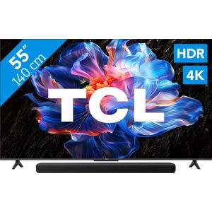 TCL 55" Led P61K 4K (2025) + TCL S45H 2.0 Soundbar
