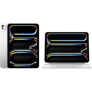 Apple iPad Pro (2024) 11 inch 256GB Wifi Zilver + Apple Magic Keyboard QWERTY