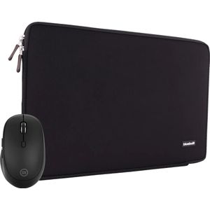 BlueBuilt Laptophoes voor Apple MacBook Pro 16 inch Zwart + Tradendum Muis