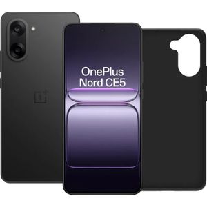OnePlus Nord CE 5 128GB Zwart 5G + BlueBuilt Back Cover Zwart