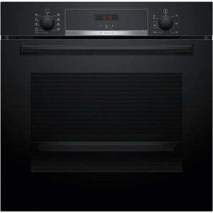 Bosch HBA534BB3 - Serie 4 - Inbouwoven - 71 l - Eenvoudig te reinigen: hydrolyse + Eco Clean Direct - Zwart