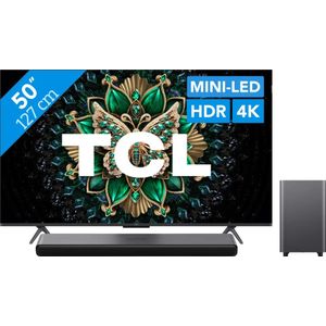 TCL 50" QD Mini-led C61K (2025) + TCL S55H 2.1 Soundbar