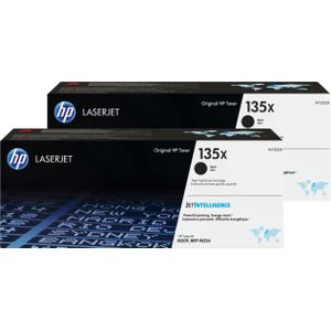 HP 135X LaserJet Toner Zwart (2 stuks)