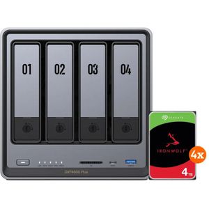 UGREEN NASync DXP4800 Plus + Seagate Ironwolf 4TB 4-Pack