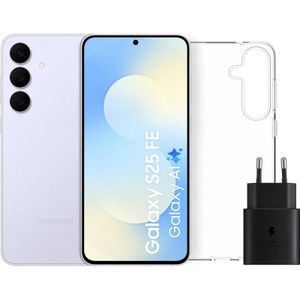 Samsung Galaxy S25 FE 128GB Lichtblauw 5G + Accessoirepakket