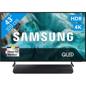 Samsung 43" QLED 4K Q7F4 (2025) + Samsung HW-S60D Zwart (2024)