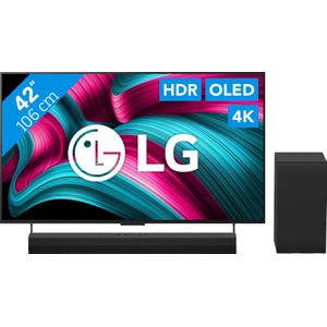 LG - 42" OLED EVO C54 - 4K Televisie - Met LG DS40T Soundbar