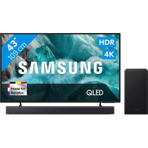 Samsung 43" QLED Q7F4 4K (2025) + Samsung HW-B450F (2025)
