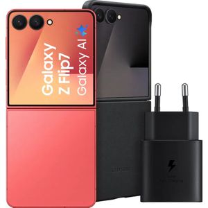Samsung Galaxy Z Flip 7 256GB Rood 5G + Accessoirepakket