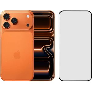 Apple iPhone 17 Pro Max 512GB Oranje + BlueBuilt Screenprotector Glas