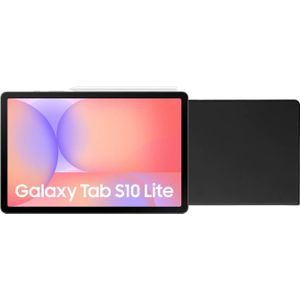 Samsung Galaxy Tab S10 Lite 10,9 inch 128GB Wifi Zilver + Book Case Zwart