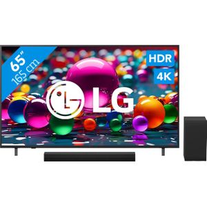 LG 65" Smart UA75 4K (2025) + LG DS40T