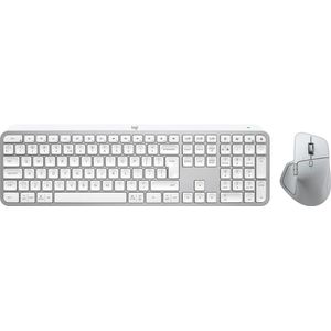 Logitech MX Master 4 voor Mac Zilver + Logitech MX Keys S for Mac Qwerty Wit