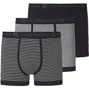 Jan Vanderstorm - Set Van 3 Retroslips - Grijs - Herenondergoed