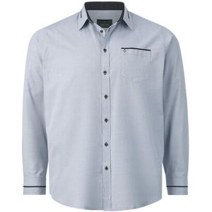 Overhemd DUKE RIFFITH lichtblauw patroon