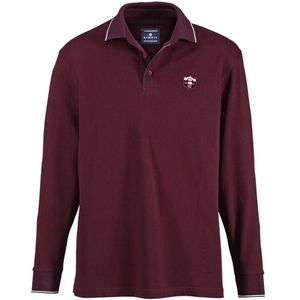Poloshirt met lange mouwen MILANVETZO donkerrood