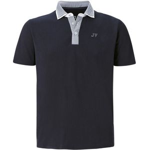 Jan Vanderstorm - Poloshirt - Donkerblauw - Jersey - Grote Maten