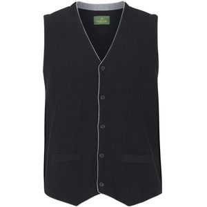 Gebreide bodywarmer KEVAN donkerblauw