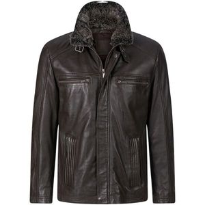 Babista - ZUTASSI - Leren Jack - Donkerbruin