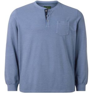 Charles Colby - EARL BRYN - Shirt - Blauw - Lange Mouwen