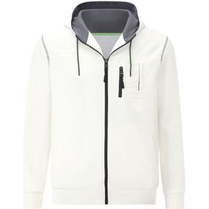 Jan Vanderstorm - Sweatjacket - Wit - Bedrukt