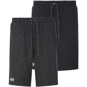 Jan Vanderstorm - JORNRIK - Sweat Bermuda - Zwart - Dubbel Pak