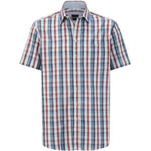 Overhemd - Blauw - NAVOR - Korte Mouwen