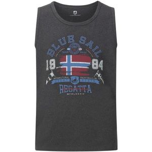 Jan Vanderstorm - BEUTE - Tanktop - Donkergrijs - Herenmode in Grote Maten