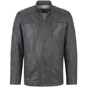 Babista - ZANZINO - Leren Jack - Grijs