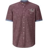 ROSISTELLO - Overhemd - Korte Mouwen - Gemêleerd - Linnenlook