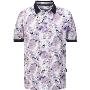 Poloshirt ELEGELLI wit roze