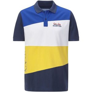 Poloshirt TOVIANO - Blauw Geel - Poloshirt